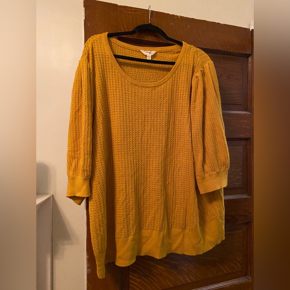 Mustard sweater